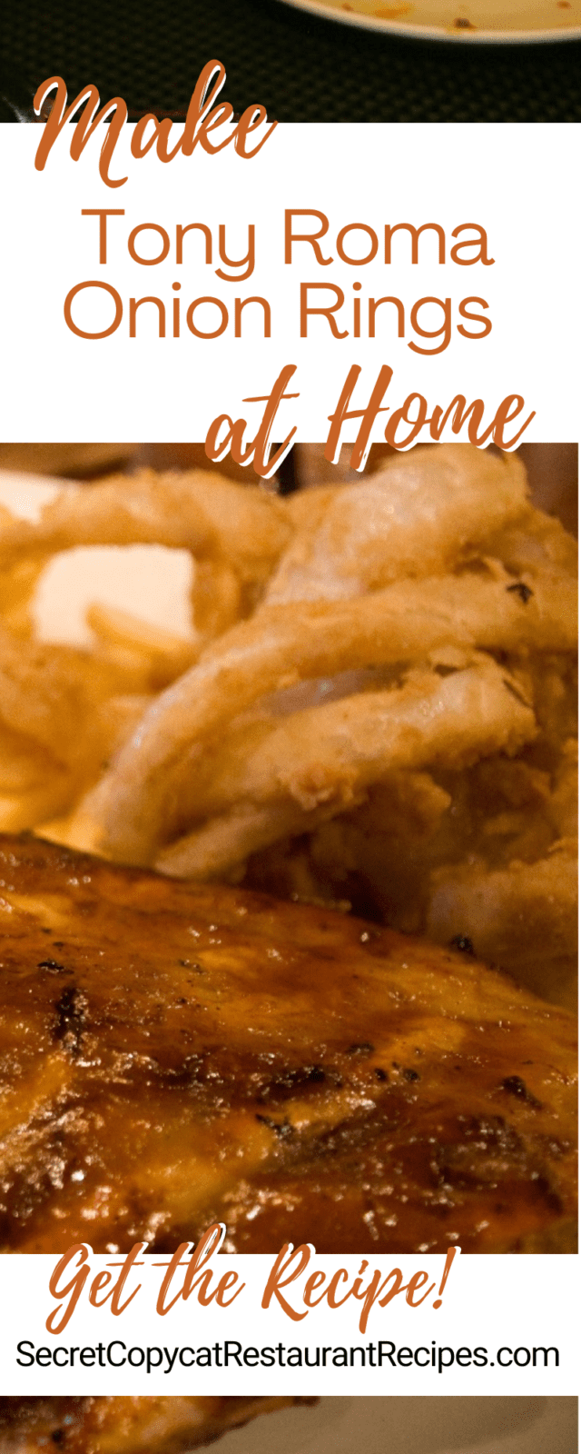 Tony Roma Onion Rings Recipe Tony Roma's Recipes