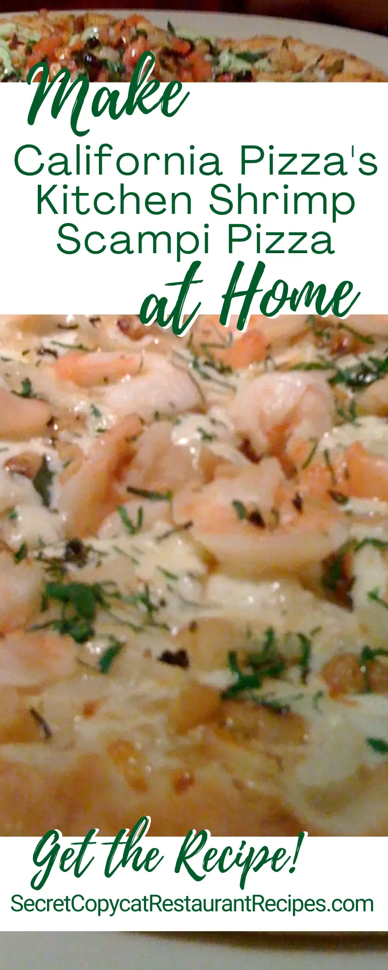 California Pizza Kitchen Shrimp Scampi Pizza Recipe