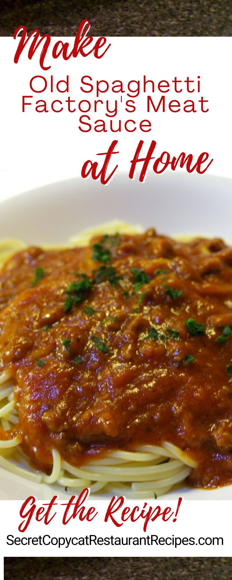 The Old Spaghetti Factory Meat Sauce Recipe