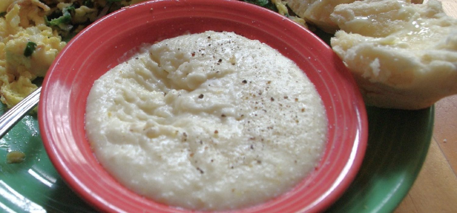 The Flying Biscuit Café Creamy Dreamy White Cheddar Grits Recipe