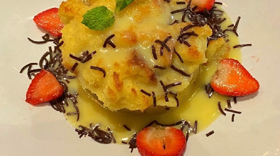 Biaggi’s Ristorante Italiano White Chocolate Bread Pudding Recipe