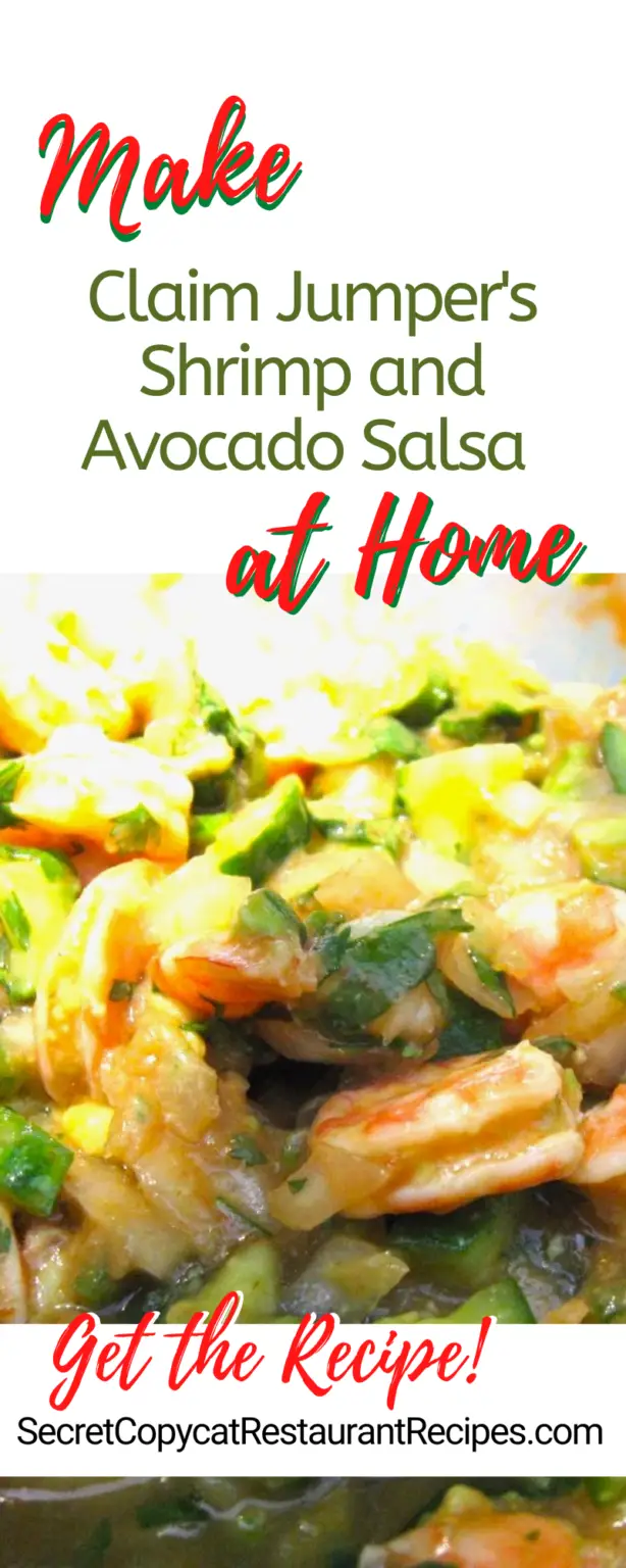 Claim Jumper Shrimp and Avocado Salsa Recipe