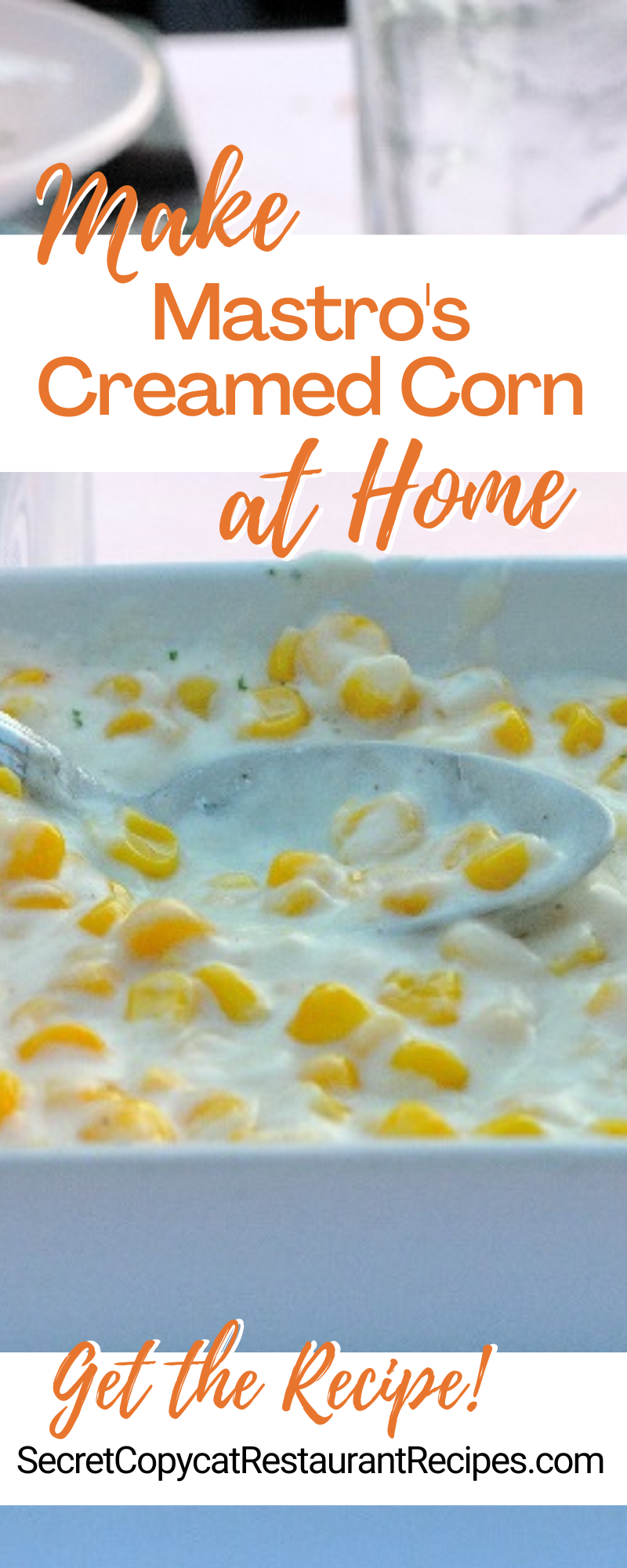 Mastro's Creamed Corn Recipe