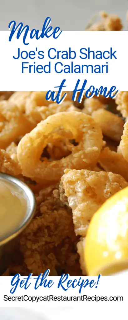 Joe's Crab Shack Fried Calamari Recipe