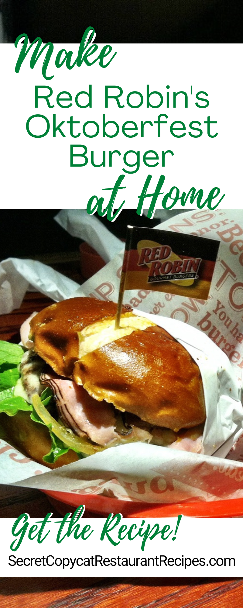 Red Robin Oktoberfest Burger Recipe