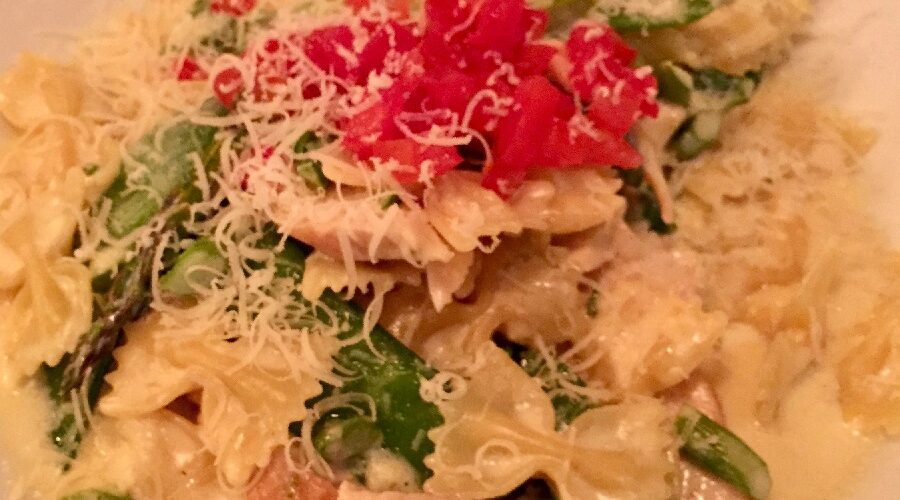 Disney Springs' Portobello Country Farfalle Primavera Recipe