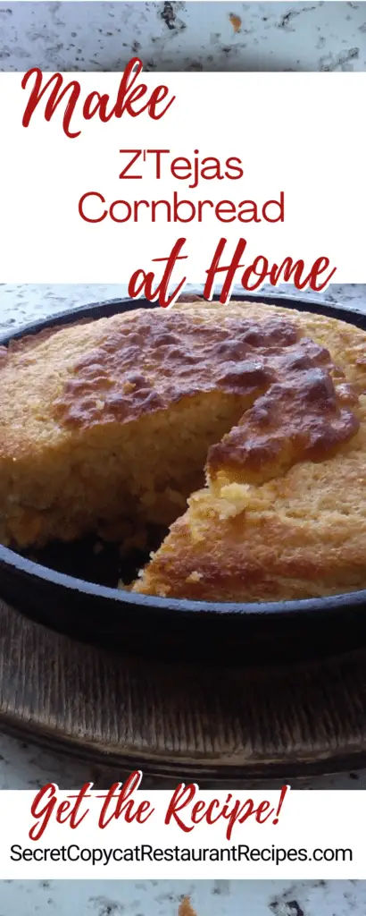 Z'Tejas Cornbread Recipe