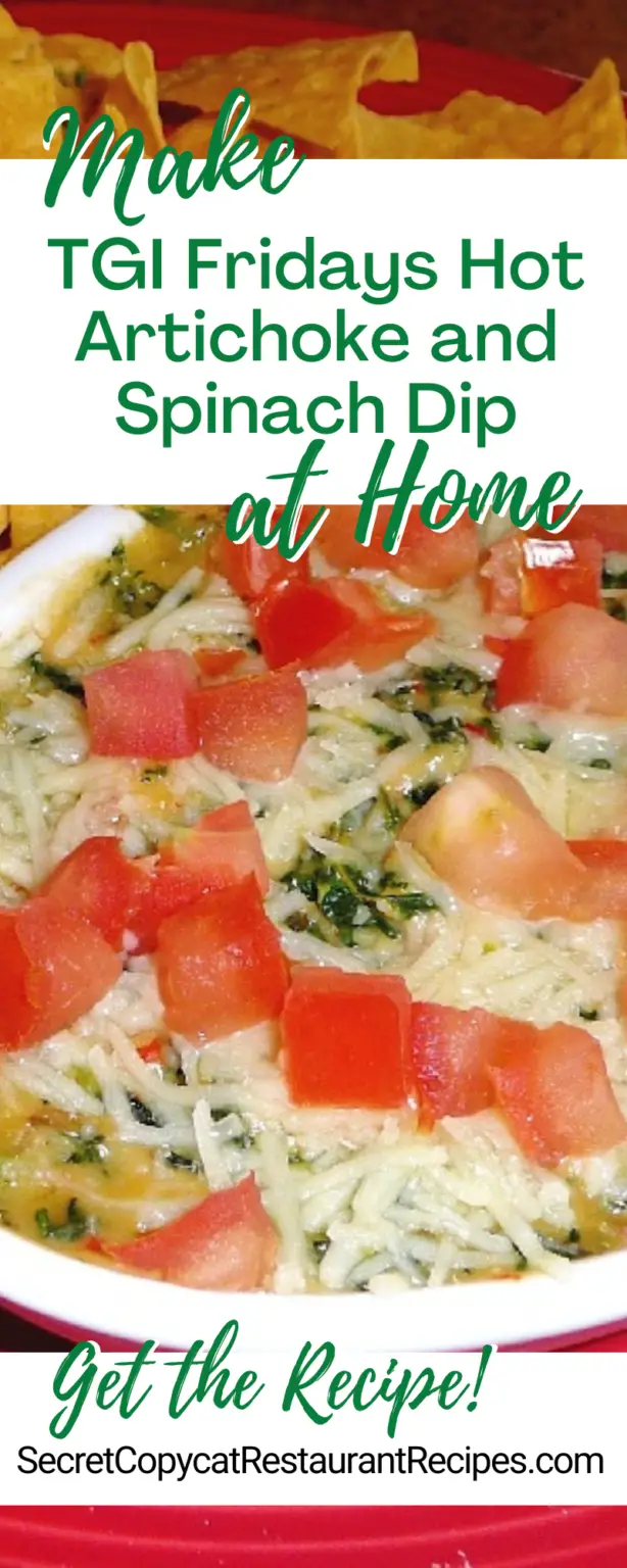 TGI Fridays Hot Artichoke and Spinach Dip Recipe