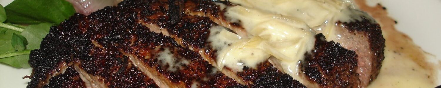 The Capital Grille Kona Crusted Sirloin with Caramelized Shallot Butter Recipe
