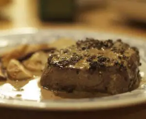 Village Tavern Steak au Poivre Recipe