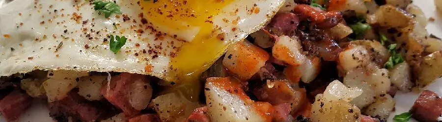 Disney's The Crystal Palace Corned Beef Hash Recipe