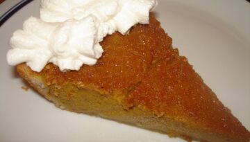 Luby’s Cafeteria Pumpkin Pie Recipe