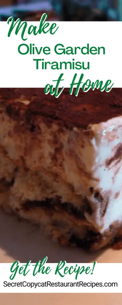 Olive Garden Tiramisu Recipe