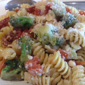 California Pizza Kitchen Broccoli and Sun-Dried Tomato Fusilli Recipe