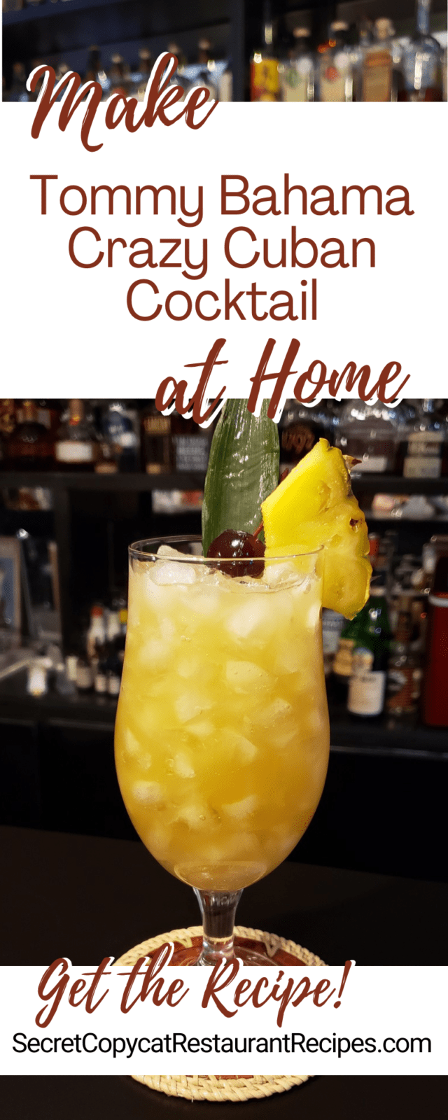 Tommy Bahama Crazy Cuban Cocktail Recipe