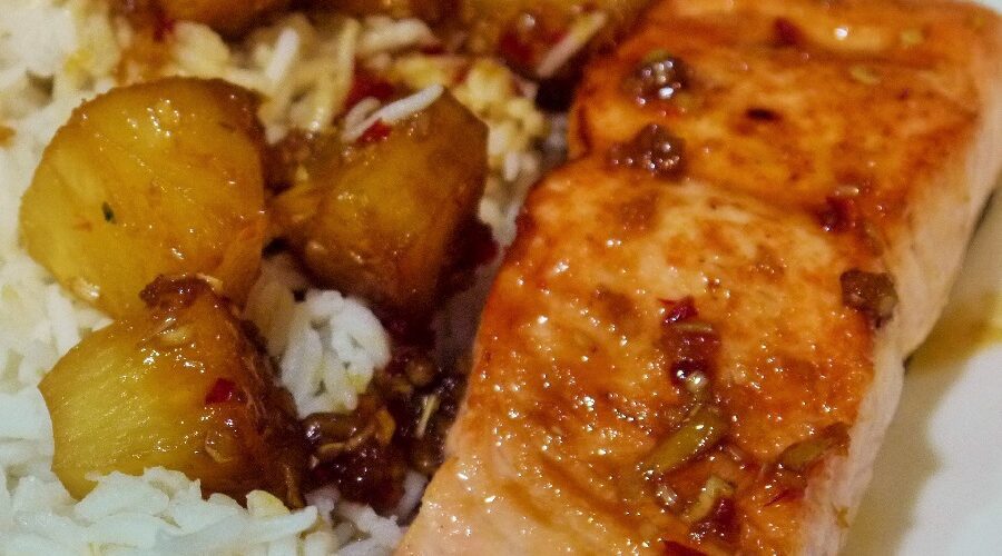 Red Lobster Spicy Pineapple Glazed Salmon Recipe