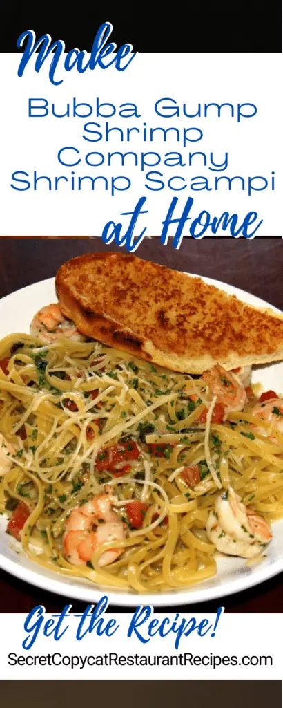 Bubba Gump Shrimp Company Shrimp Scampi Recipe