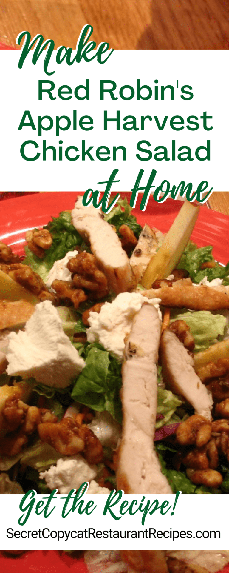 Red Robin Apple Harvest Chicken Salad Recipe - Secret Copycat ...