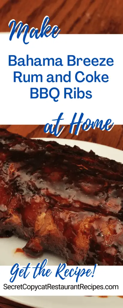 Bahama Breeze Rum and Coke BBQ Ribs Recipe