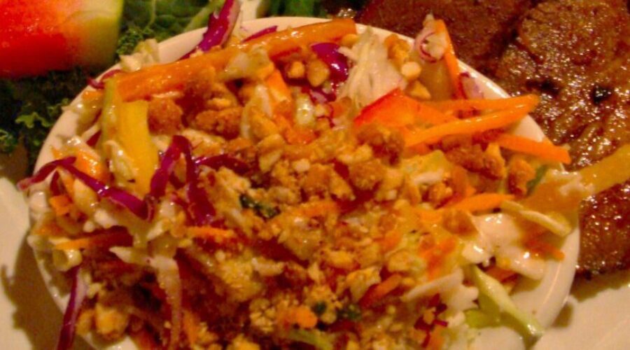 Lucille's Smokehouse BBQ Honey Roasted Peanut Slaw Recipe