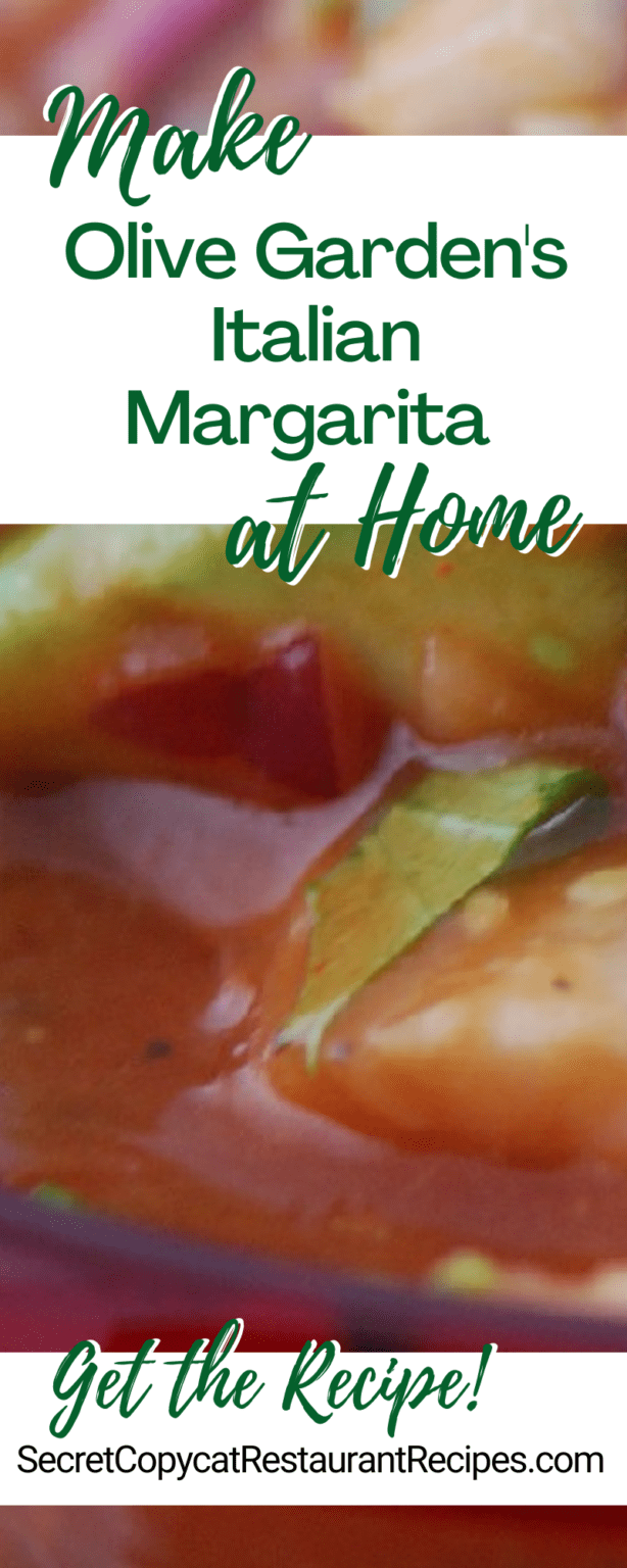 Olive Garden Italian Margarita Cocktail Recipe Secret Copycat