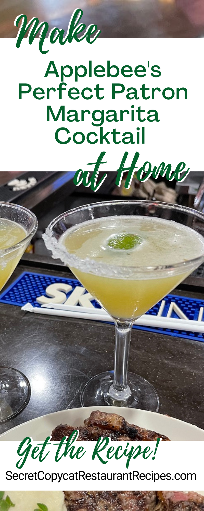 Applebee's Perfect Patron Margarita Cocktail Recipe
