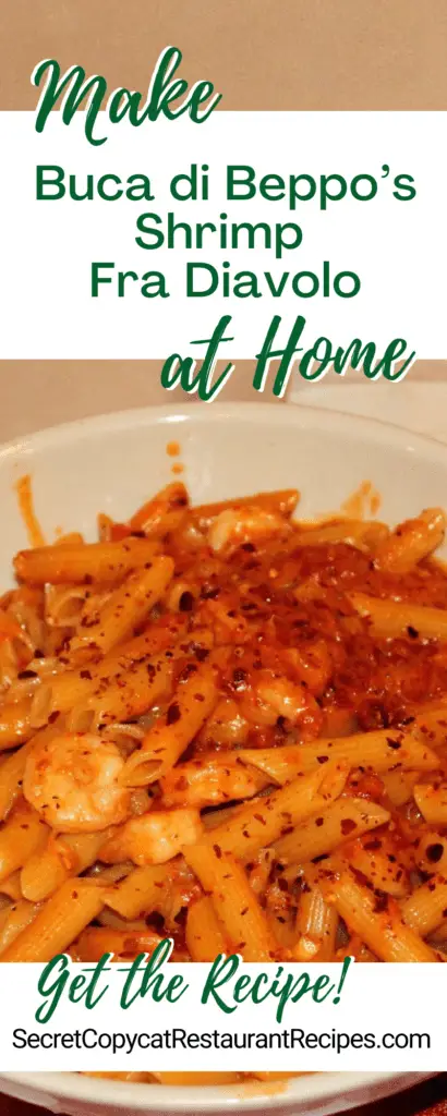 Buca di Beppo Shrimp Fra Diavolo Recipe