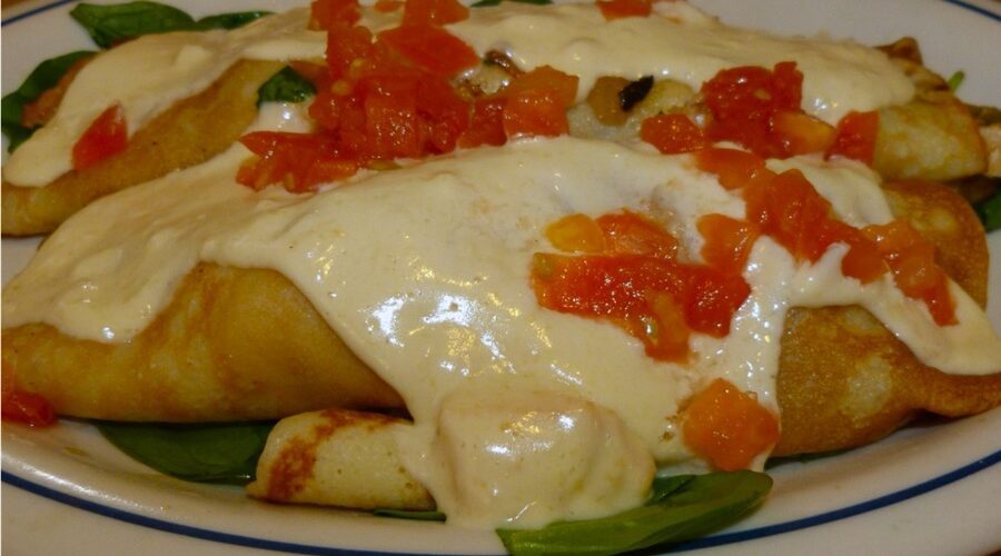 IHOP Chicken Florentine Crepes Recipe