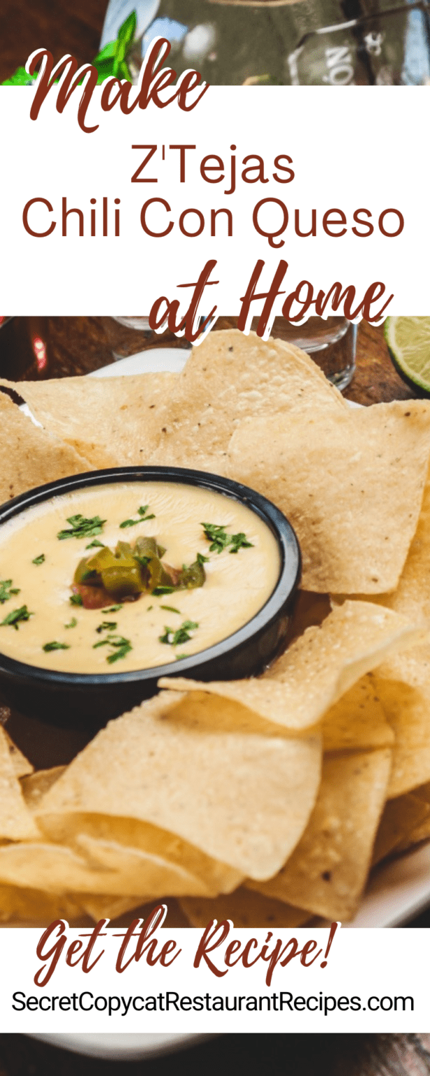 Z'Tejas Chili Con Queso Recipe Secret Copycat Restaurant Recipes