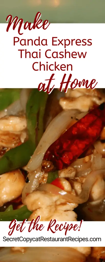 Panda Express Thai Cashew Chicken Recipe