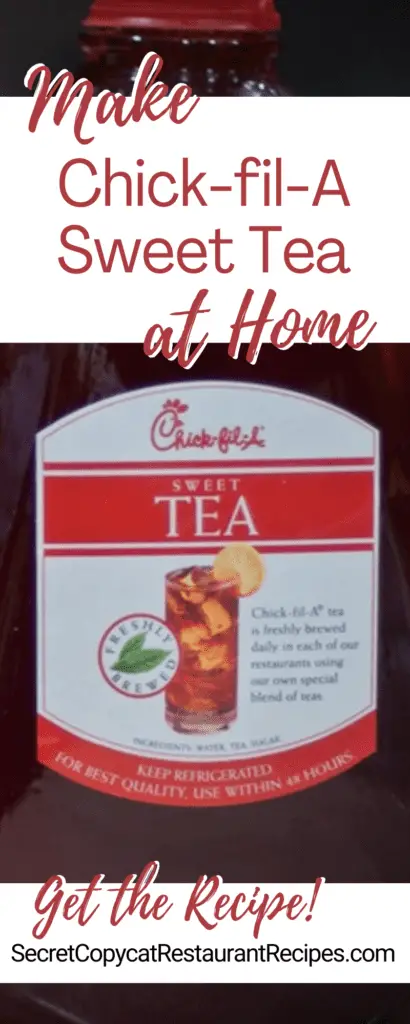 Chick-fil-A Sweet Tea Recipe