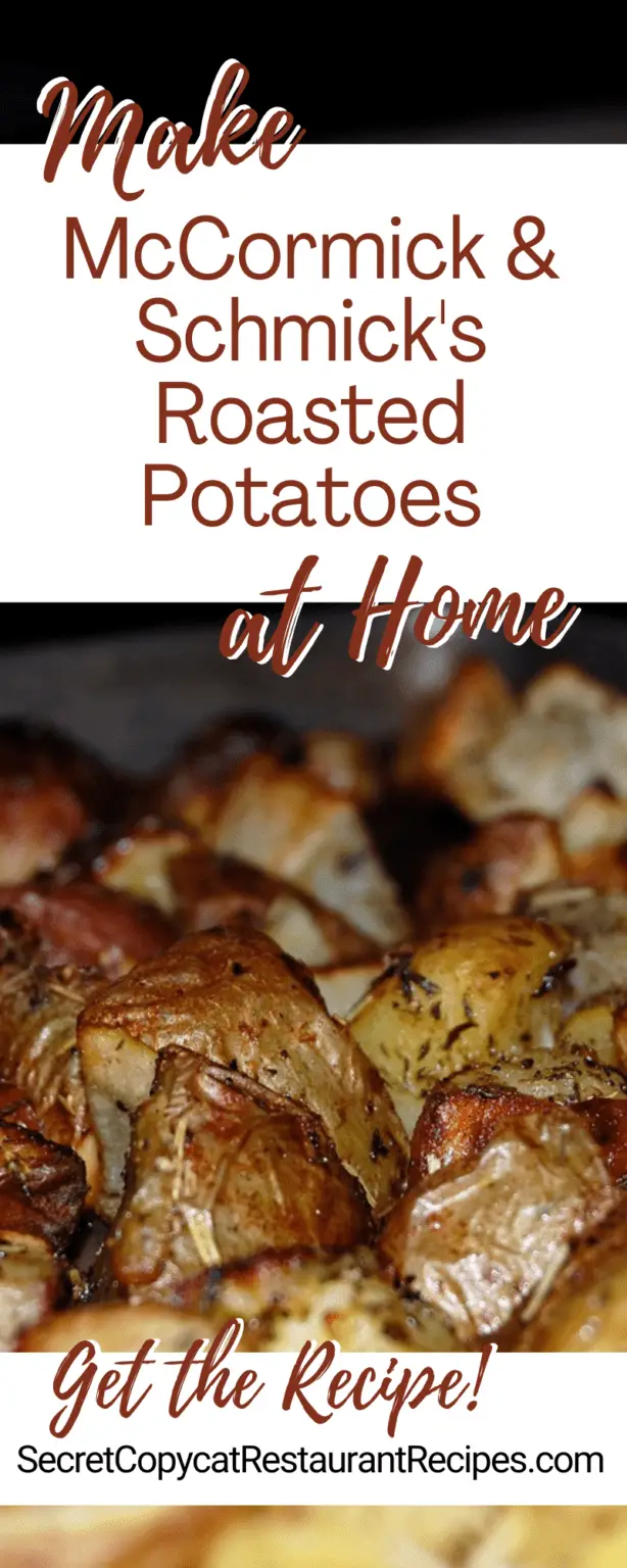 McCormick & Schmick's Roasted Potatoes Recipe Secret Copycat Restaurant Recipes