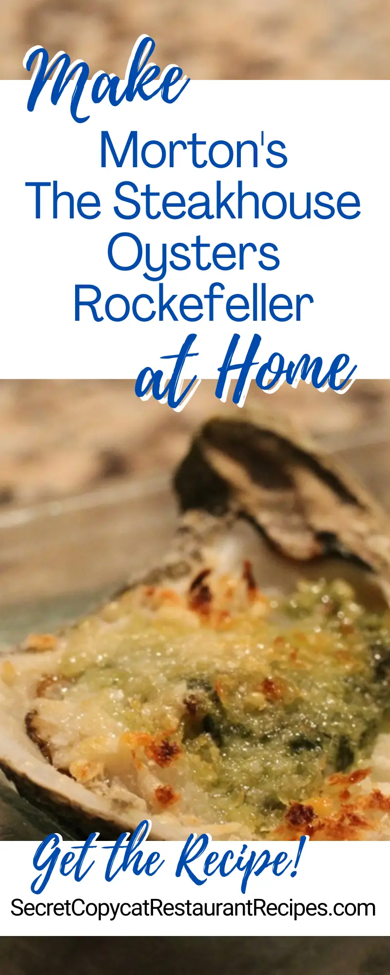 Morton's The Steakhouse Oysters Rockefeller Recipe