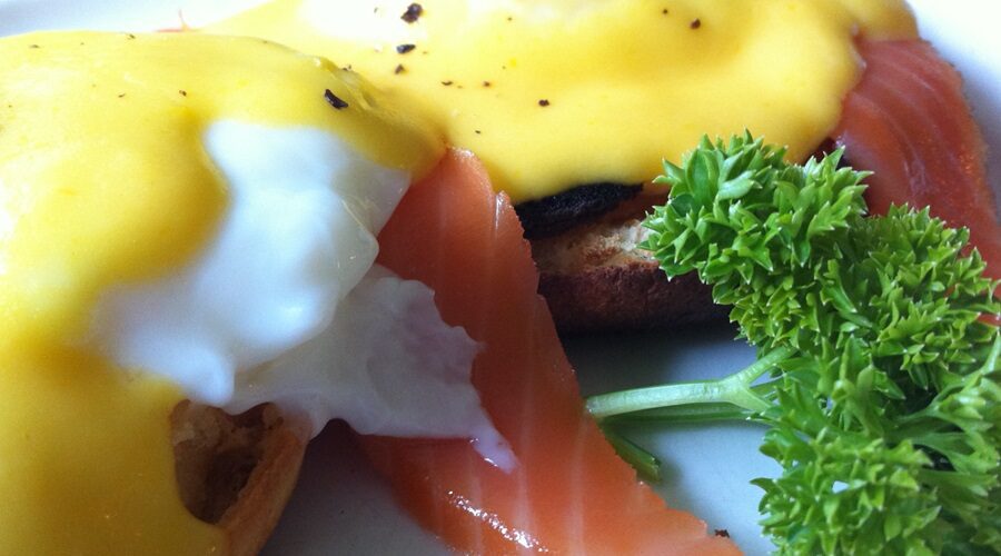 Red Lobster Eggs Benedict with Smoked Salmon Recipe
