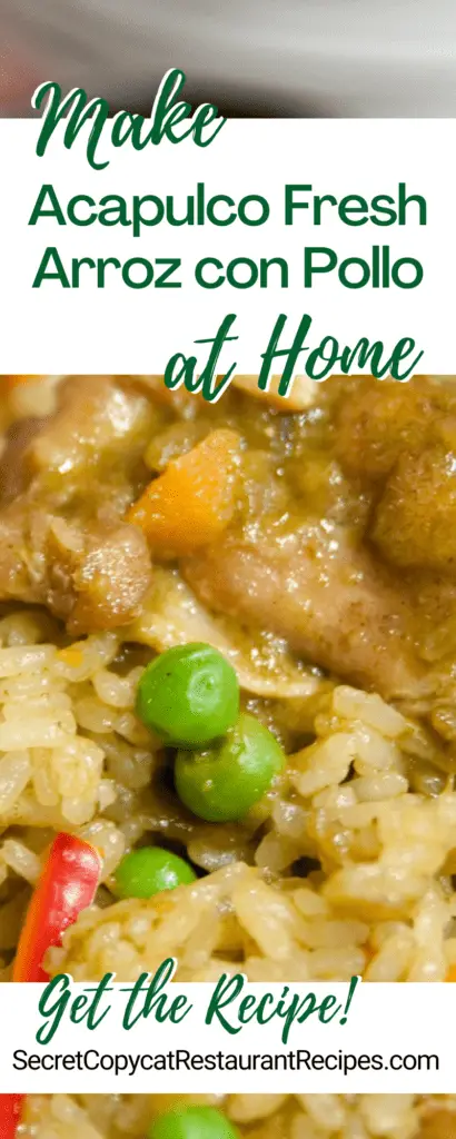 Acapulco Fresh Arroz con Pollo Recipe