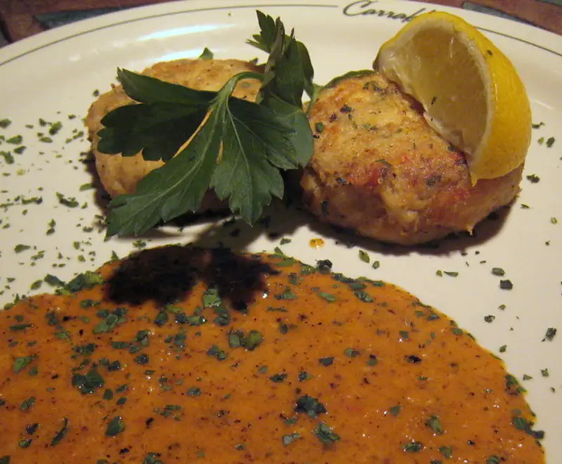 Carrabba's Italian Grill Crab Cakes with Roasted Red Pepper Sauce Recipe