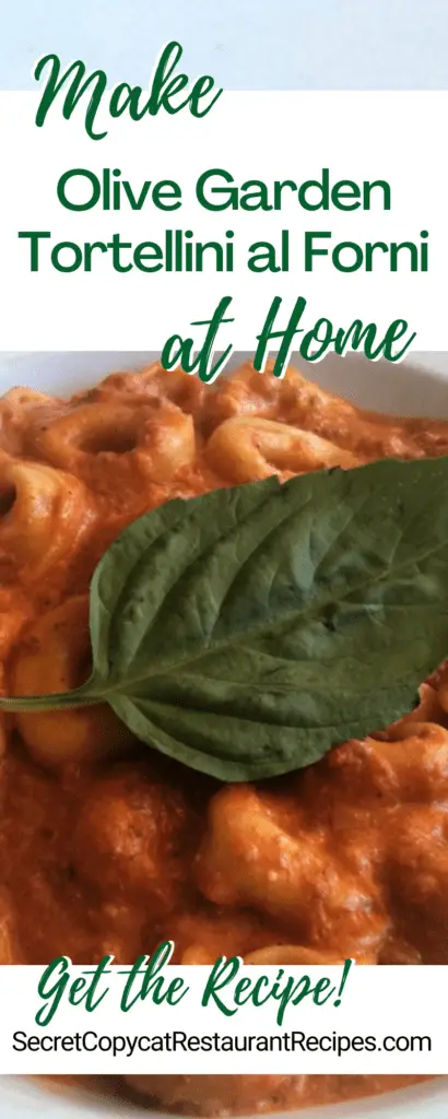 Olive Garden Tortellini al Forni Recipe