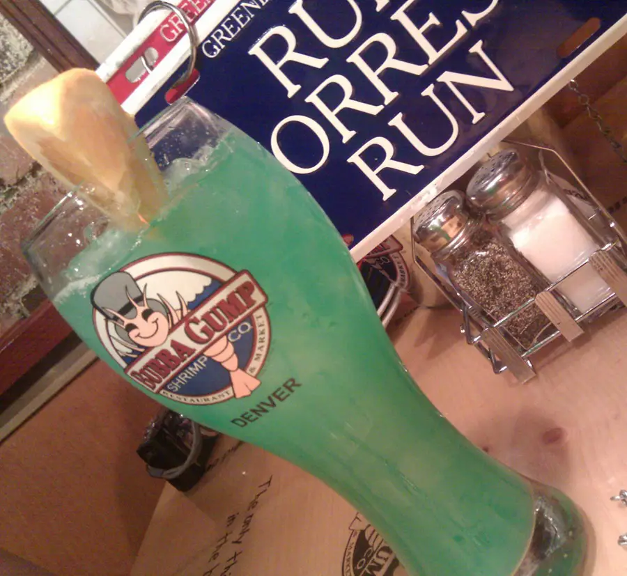 Bubba Gump Shrimp Company Bubba's Blue Hawaiian Cocktail Recipe