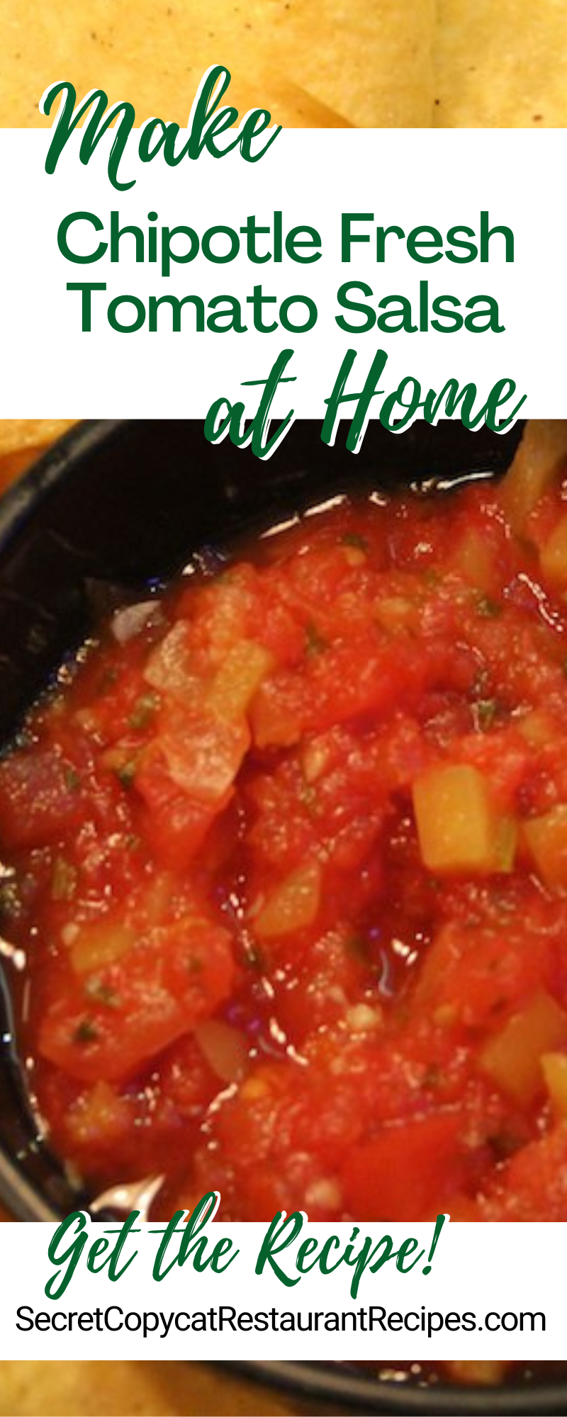 Chipotle Fresh Tomato Salsa Recipe