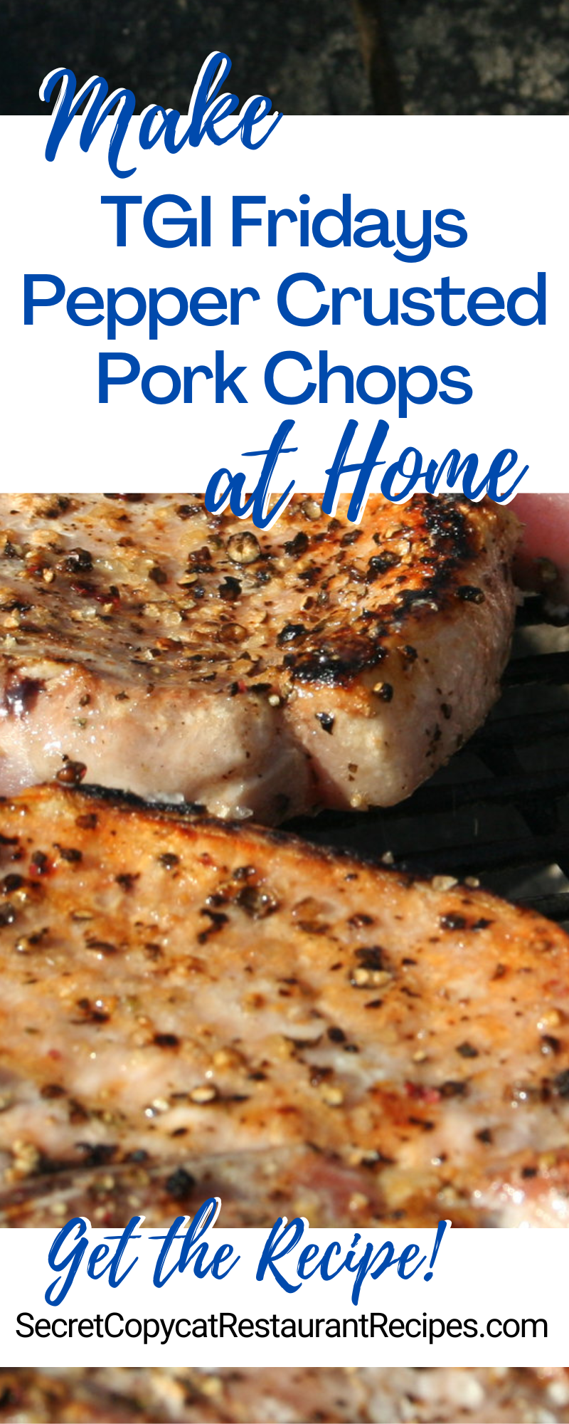 TGI Fridays Pepper Crusted Pork Chops Recipe