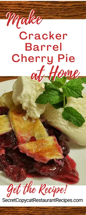 Cracker Barrel Cherry Pie Recipe