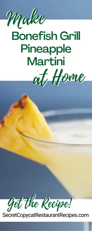 Bonefish Grill Pineapple Martini Recipe