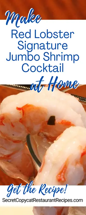 Red Lobster Signature Jumbo Shrimp Cocktail Recipe