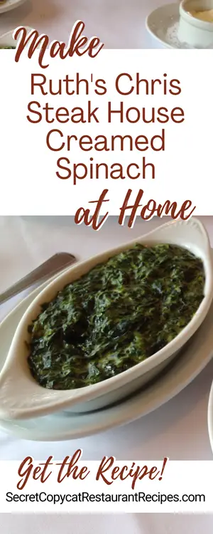 Ruth's Chris Steak House Creamed Spinach Recipe