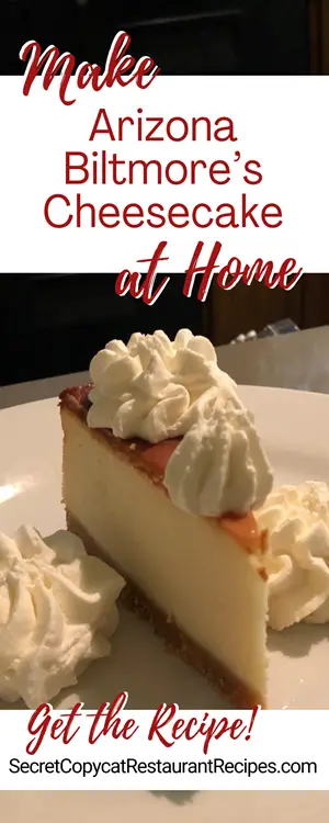 Arizona Biltmore Cheesecake Recipe