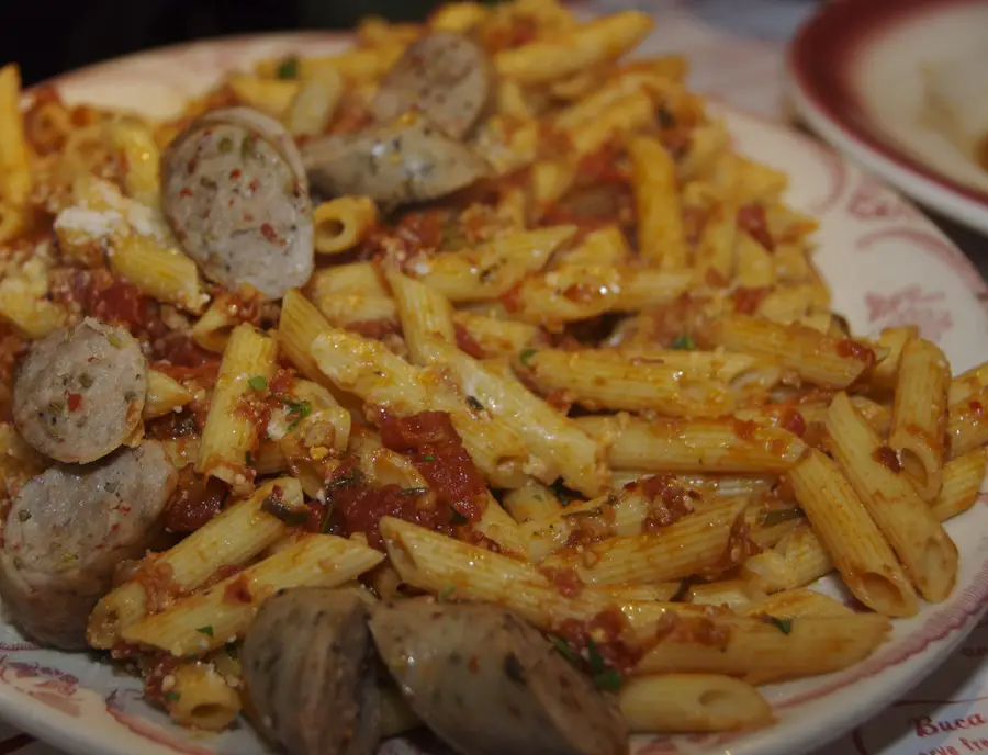 Buca di Beppo Penne Arrabbiata Recipe