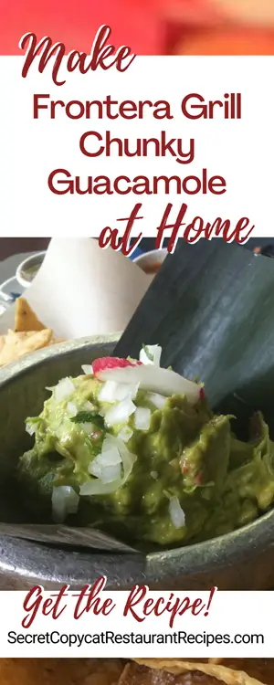Frontera Grill Chunky Guacamole Recipe