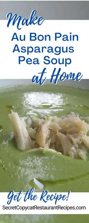 Au Bon Pain Asparagus Pea Soup Recipe