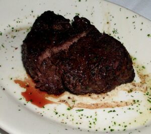 Blue Mesa Grill Black Pepper Crusted Filet Mignon with Goat Cheese Recipe