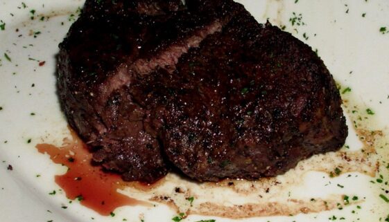 Blue Mesa Grill Black Pepper Crusted Filet Mignon with Goat Cheese Recipe